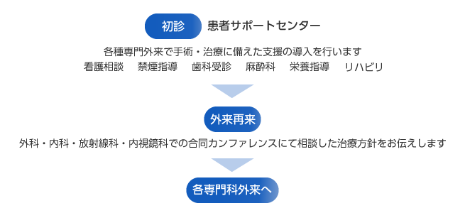 初診から治療開始までの流れの図